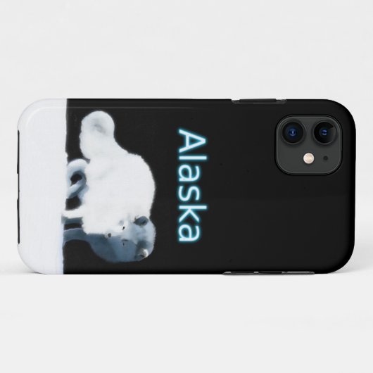 Bright Arctic Fox Case-Mate iPhone Hülle (Rückseite (Horizontal))