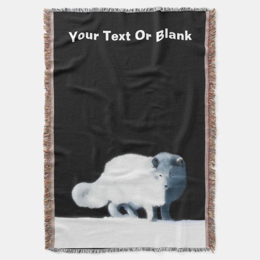 Bright Arctic Fox Decke (Vorderseite Vertikal)