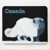 Bright Arctic Fox Mousepad (Vorne)