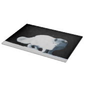 Bright Arctic Fox Schneidebrett (Ecke)