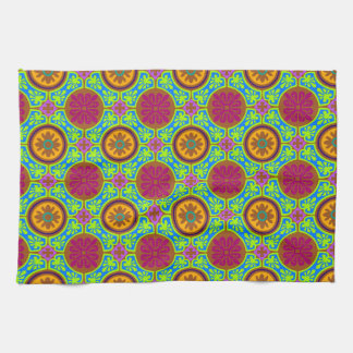 Bright Aztec Tile Geschirrtuch