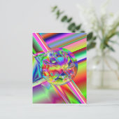 Bright Ball Slider Postkarte (Stehend Vorderseite)