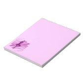 Bright Ballerina Tänzerin Notizblock (Rotiert)