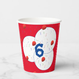 Bright Balloons & Confetti Birthday Paper Cup Pappbecher