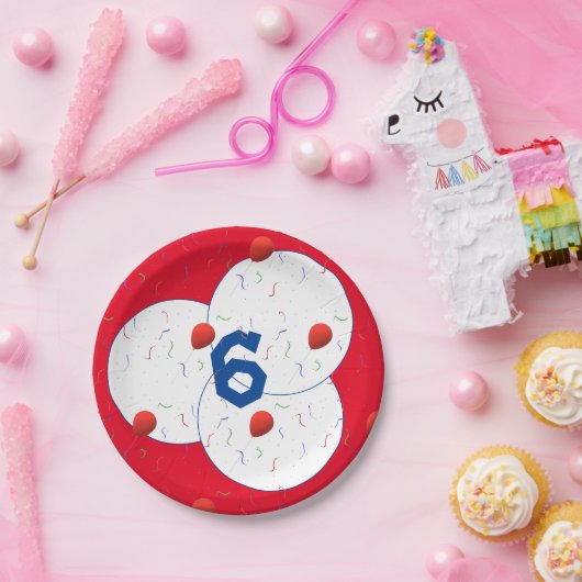 Bright Balloons & Confetti Geburtstag Pappteller (Party)