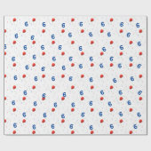 Bright Balloons & Confetti Individuell gestaltbare Geschenkpapier (Flach)