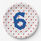 Bright Balloons und Confetti Geburtstag Pappteller (Vorderseite)