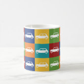 Bright Basics Schachbrett Mini Cooper Kaffeetasse (Mittel)