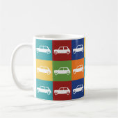 Bright Basics Schachbrett Mini Cooper Kaffeetasse (Links)