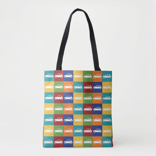 Bright Basics Schachbrett Mini Cooper Tasche (Vorderseite)