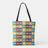 Bright Basics Schachbrett Mini Cooper Tasche (Rückseite)