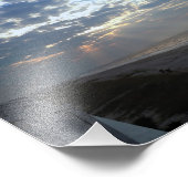 Bright Beach Morning - Oak Island, NC Fotodruck (Ecke)