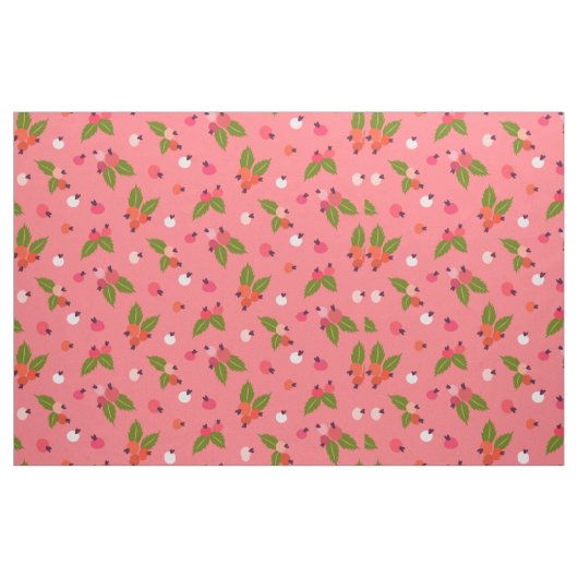 Bright Berry Christmas Pattern Stoff (Yard (91,4 cm))