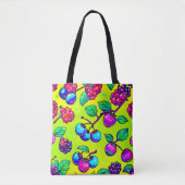Bright Berry Fruit Pattern Tasche (Vorderseite)