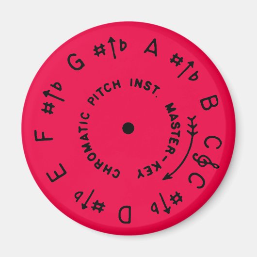 Bright Berry Pitchpipe Magnet (Vorne)