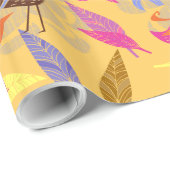 Bright Birds Wrapping Paper Geschenkpapier (Rolleneckpunkt)