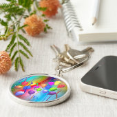 Bright Birthday Balloons Schlüsselanhänger (Seite)