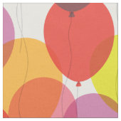 Bright Birthday Balloons Stoff (Nahaufnahme)