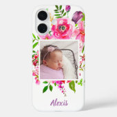 Bright Blogs Custom Foto Monogram Case-Mate iPhone Hülle (Rückseite)