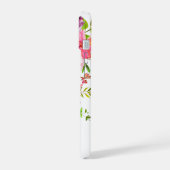 Bright Blogs Custom Foto Monogram iPhone 15 Hülle (Linke Seite)