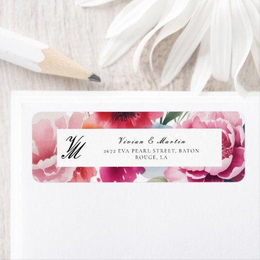 Bright Bloom Blossom Hochzeitsadresse (Insitu)