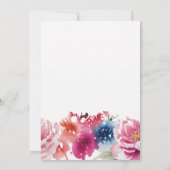 Bright Bloom Blossom Save the Date Einladung (Rückseite)