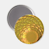 Bright Blossom Moon Magnet (Vorderseite/Rückseite)
