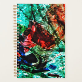 Bright blue abstract planner,Blue bright dazzling Planer