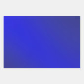 Bright Blue Aqua Ombre Gradient Geschenkpapier Set (Vorderseite 3)