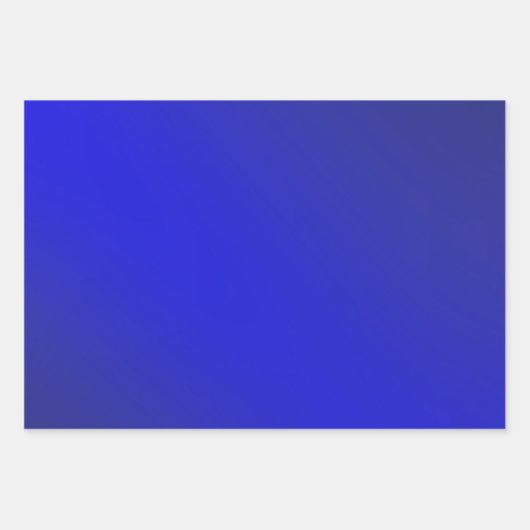 Bright Blue Aqua Ombre Gradient Geschenkpapier Set (Vorderseite 3)