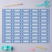 Bright Blue Bone Inlay Border Dots Decoupage Paper Seidenpapier (Basteln)