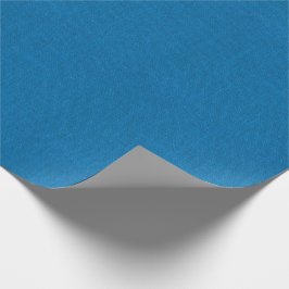 Bright Blue Burlap Textur Geschenkpapier