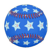 Bright Blue Celebration Star Baseball (Rückseite)