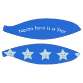 Bright Blue Celebration Star Custom Basketballs (Panele)