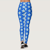 Bright Blue Celebration Star Leggings (Rückseite)