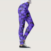 Bright Blue Flowers Muster Legging Leggings (Rechts)