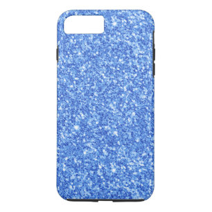 Bright Blue Glitzer Textur Muster Case-Mate iPhone Hülle