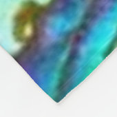 Bright Blue Green Paua Abalone Muschel Blanket Fleecedecke (Ecke)