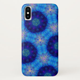 Bright Blue Hexagon Kaleidoskop Muster Case-Mate iPhone Hülle