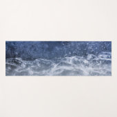 Bright Blue Ice Foto Yogamatte (Vorderseite (Horizontal))