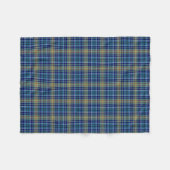 Bright Blue Kariert O'Sullivan Tartan Fleecedecke (Vorderseite (Horizontal))