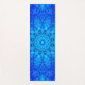 Bright Blue Mandala Yogamatte (Vorderseite)