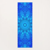 Bright Blue Mandala Yogamatte (Rückseite)