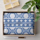 Bright Blue Modern Bone Inlay Decoupage Paper Seidenpapier (Geschenk)