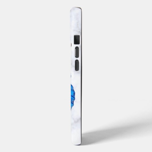 Bright Blue Morpho Butterfly | Benutzerdefinierter Case-Mate iPhone Hülle (Rückseite / Links)