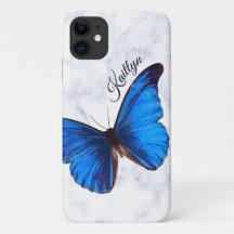 Bright Blue Morpho Butterfly | Benutzerdefinierter