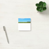 Bright Blue Prairie Sky Square Post-it Klebezettel (Büro)
