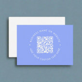 Bright Blue QR Code l Beruflich Trendclean Visitenkarte