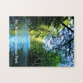 Bright Blue River Under Green Trees in Washington Puzzle (Horizontal)