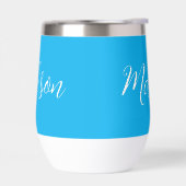 Bright Blue Trendy Customizable Name (Links)